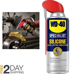 WD 40 Specialist Silicone Lubricant with Smart Straw Spray Aerosol Bottle Can