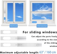 LEZIFU 59 inches (L) x 5.9 (W), Inches Panel + Hose(5 Pack)