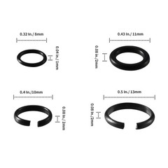 1/2″ and 3/8″ Impact Retaining Ring Clip with O-Ring for Milwaukee Electric