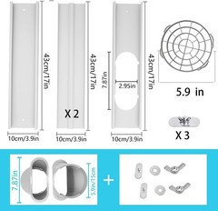 LEZIFU 59 inches (L) x 5.9 (W), Inches Panel + Hose(5 Pack)