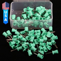 100-1000pcs Dental Rubber Polishing Prophylaxis Cups Brushes Prophy Polisher CUP
