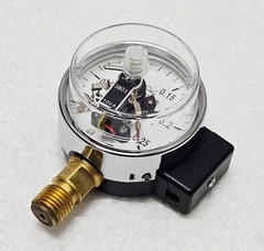 MC YX-60 ELECTRIC AIR PRESSURE GUAGE 0-0.25 MPa 60MM DIAL (NEW OPEN BOX)