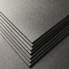 Pack of 2 ABS Plastic Sheet, Black Plastic Sheet 8″ x 12″ x 1/8″ Thick (3mm) Rig