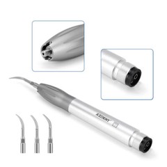 AZDENT Dental Super Sonic Air Scaler Handpiece 2 Holes Scaling Tip G1 G2 G4