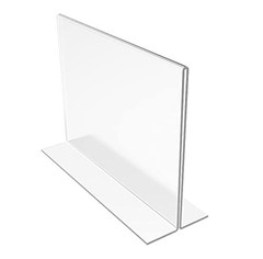 FixtureDisplays® 1PK 7 x 5″ Clear Acrylic Sign Holder for 7X5″,