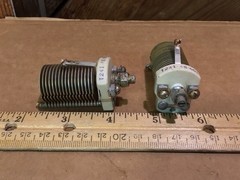Pair ASP T241-48-002 Variable Air Capacitors RF Tuning