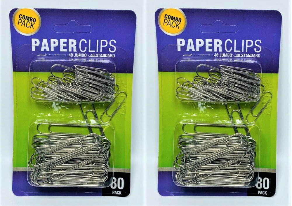 LOT OF 2 Allary Paperclips 80 Jumbo 80 Standard