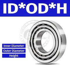 Tapered Roller Bearing Superior Quality Metric Single Row Inner Dia 10mm-65mm