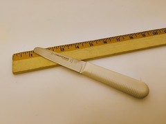 Dexter USA Clam Shellfish Oyster Knife 3 3/8″ Stiff Stainless Blade White S129