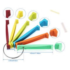 Fcr6 Fin Comb Set Plastic Colored AC Radiator Fin Comb Straightener Condenser US