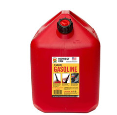 (2 pack) Midwest Can Company, 5 Gallon Capacity Gas Can with Flame Mitigation