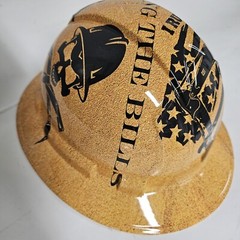 full brim hard hat custom hydro dipped IN DIRT LIFE DIRT PAYING THE BILLS NEW