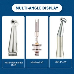 1-10 NSK Style Dental Slow Low Speed Handpiece Contra Angle Push Button YX203