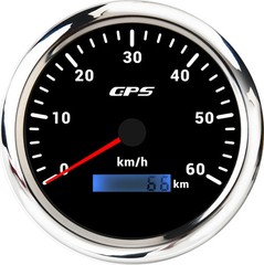 LED Universal 110MM GPS Speedometer 60/80/120/200KMH 80MPH Speed Gauge Meter