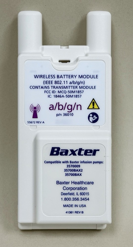 Baxter ABGN Wireless Dual Antenna A/B/G/N Sigma Spectrum IQ Battery