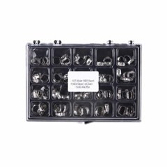 80Pcs Dental Orthodontic Bands with Buccal Tube 1st Molar Roth/MBT 022 16#-35#