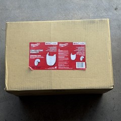 Milwaukee 48-73-1445 Clear Face Shield Replacement Lenses 10 Pak No-brim Helmet