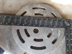 Commercial 10 Inch Stainless Steel Round Floor Drain Thick USED