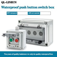 Push Button Box Ip67 with Emergency Stop Button Lock Push Button Key Switch with