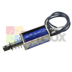 1-10x DC Solenoid Valve Electromagnet 12V Spring Push-Pull Through Type JF-0530B