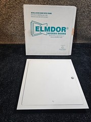 ELMDOR DW18X18PC-CL Dry Wall Access Door, 18×18, Prime Coat W/ Cylinder Lock
