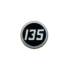 PLASTIC MEDALLION HOOD EMBLEM Fits Massey Ferguson MF 135 UK zbox_mpn_15057