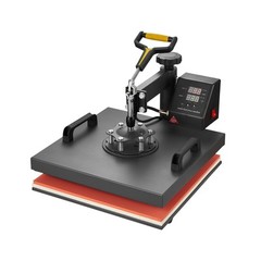 Heat Press Machine 2-In-1 15x15in Sublimation Print Transfer DIY T-shirt Cap