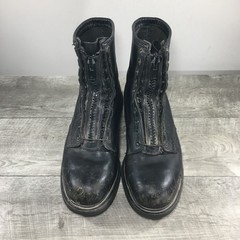 Red Wing 4473 Firefighter Fire Zip Up Logger SuperSole Boots Steel Toe Size 9.5