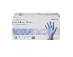 McKesson Confiderm Nitrile Exam Glove – 200 per Box Medium