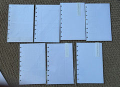 Cloth and Paper Half Letter Bundle including Clear Vinyl Cover and Accessories