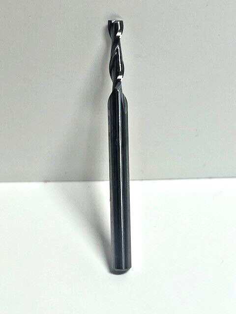 CARBIDE END MILL 3/32″ DIAMETER 2 FLUTE 3/8″ LOC RHS RHC 30 DEGREE HELIX USA