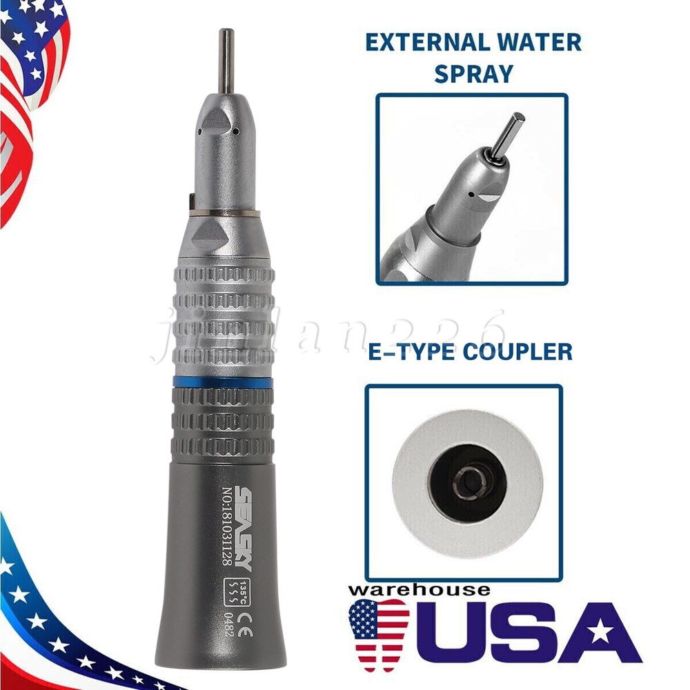 NSK Style Dental Low Speed Handpiece Straight Contra Angle Air Motor 2/4H Dr