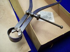 Excellent Lufkin 10 in. Outside Spring Calipers 11″ Tall 10″ Dia. Max Flat Leg
