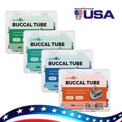 Tubos Bucales adheribles para ortodoncia Dental Roth MBT 022/18 1er Molar AZDENT