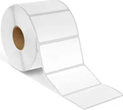 Zebra Rollo 2.25″x1.25″ Direct Thermal WH Labels Adhesive 1″ Core, 1RL of 1000
