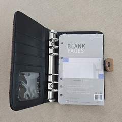 Power Planner Compact Case Two-Toned 6 Ring Snap New FranklinCovey Blank Pages