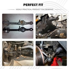 8Pcs Front Upper Control Arm Lower Ball Joint Tie Rod Kit Acura Integra 94-01