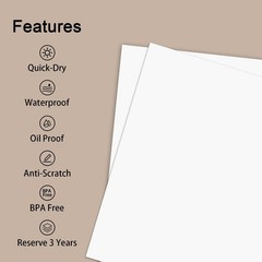 100 Sheets A4 Thermal Paper, 8.27×11.69′ Thermal Paper(210 x 297 mm) for Port…