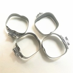 40Pcs Dental Orthodontic Bands with Buccal Tube 1st Molar Roth 022 Conv 16#-44+#