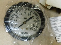SPAN LFC210-100-PSI-G spec 46306231 0-100 PSI Pressure Gauge NEW