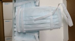 Kimberly Clark Tecnol The Lite one Tie-On Surgical masks Box of 50 masks # 48100