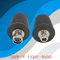 50W N-Type High Power RF DC-4GHz 50 Ohm Fixed Coaxial Microwave Attenuator