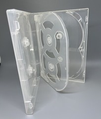 ONE Top Quality Original Scanavo 22mm Multi 6 DVD Case, Clear, DVD6/ONET.PB3.KR