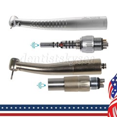 KAV/USA Dental LED Fiber Optic Handpiece 6 Hole Pin 6hole Quick Coupler