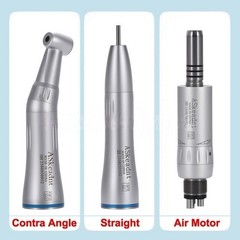 Dental Slow Low Speed Straight Handpiece Air Motor 4Holes E-type NSK STYLE WY4