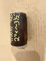 One Piece 4140 Hot Rolled Steel Bar Round Stock Heat Treated 2” OD x ~3 1/2”