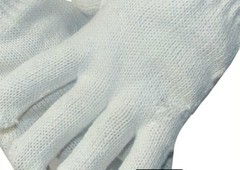 WHOLESALE 300 PAIRS WHITE POLY COTTON STRING KNIT WORK SAFETY GLOVES