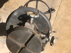 Palmgren 8” Rotary Milling Table X&Y Crosslide Tilting Angle Mill Tilt Tool USA