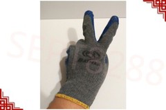 240 Pair Heavy Duty Premium Latex Rubber Palm Coated Work Gloves Blue Gray Black