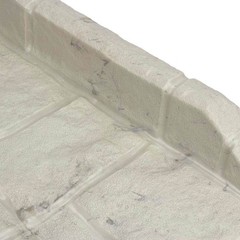 Suncast Decorative Rain Gutter Downspout Splash Block, Light Taupe (6 Pack)